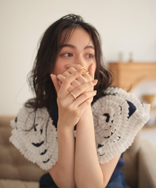 at.(アット)の「【at.】ぷっくりリング(リング・レディース・ゴールド/シルバー・11)」の18枚目の写真