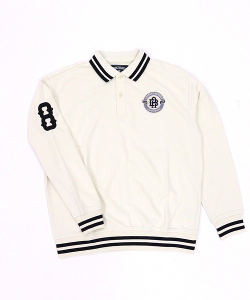 GIORDANO（ジョルダーノ）の「[ GIORDANO ]デザイン長袖ポロシャツ (ユニセックス)（ポロシャツ・レディース・ブラック/アイボリー/ネイビー/グリーン/ホワイト・SMALL/MEDIUM/LARGE/X-LARGE/XX-LARGE）」の17枚目の写真