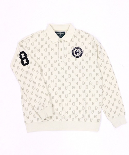 GIORDANO（ジョルダーノ）の「[ GIORDANO ]デザイン長袖ポロシャツ (ユニセックス)（ポロシャツ・レディース・ブラック/アイボリー/ネイビー/グリーン/ホワイト・SMALL/MEDIUM/LARGE/X-LARGE/XX-LARGE）」の8枚目の写真