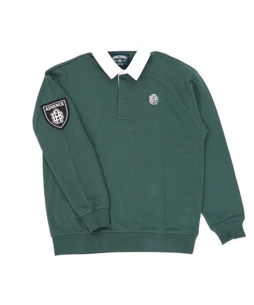 GIORDANO（ジョルダーノ）の「[ GIORDANO ]デザイン長袖ポロシャツ (ユニセックス)（ポロシャツ・レディース・ブラック/アイボリー/ネイビー/グリーン/ホワイト・SMALL/MEDIUM/LARGE/X-LARGE/XX-LARGE）」の18枚目の写真