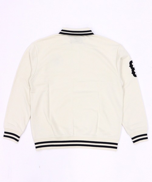GIORDANO（ジョルダーノ）の「[ GIORDANO ]デザイン長袖ポロシャツ (ユニセックス)（ポロシャツ・レディース・ブラック/アイボリー/ネイビー/グリーン/ホワイト・SMALL/MEDIUM/LARGE/X-LARGE/XX-LARGE）」の10枚目の写真