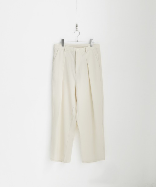 ETELIO（エテリオ）の「セミワイドタックバルーンパンツ（その他パンツ・メンズ・チャコール/オフホワイト/ブラック/ブラウン系・S/M/L）」の9枚目の写真