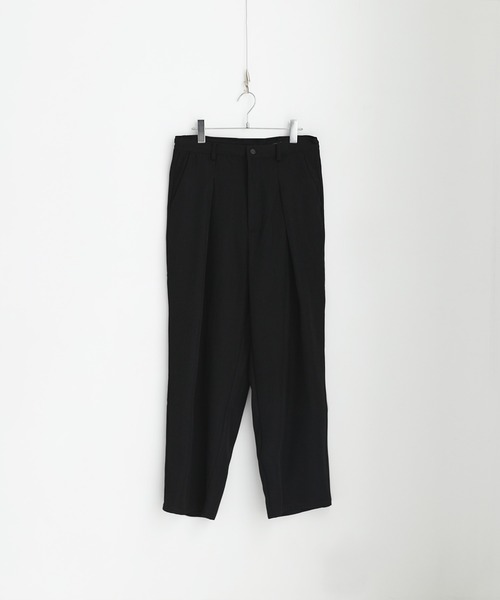 ETELIO（エテリオ）の「セミワイドタックバルーンパンツ（その他パンツ・メンズ・チャコール/オフホワイト/ブラック/ブラウン系・S/M/L）」の16枚目の写真