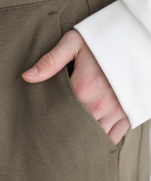 ETELIO（エテリオ）の「セミワイドタックバルーンパンツ（その他パンツ・メンズ・チャコール/オフホワイト/ブラック/ブラウン系・S/M/L）」の17枚目の写真