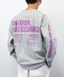 Burner（バーナー）の「【GROOVY STORE】バックプリント  袖ロゴ スウェットクルー裏起毛（スウェット・メンズ）」