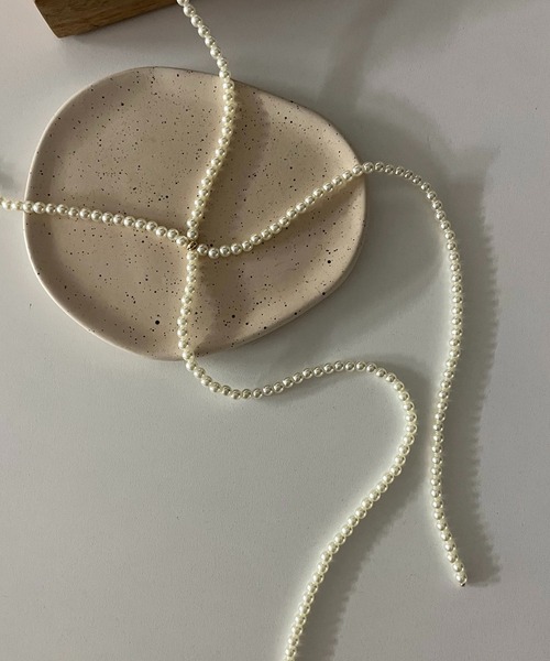 CAPRICIEUX LE'MAGE（カプリシューレマージュ）の「〈GOLDY/ゴールディ〉パールロングネックレス（ネックレス・レディース・ホワイト・FREE）」の2枚目の写真