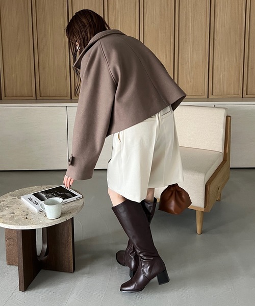 DISCOAT（ディスコート）の「ウールライクショートパンツ（その他パンツ・レディース・ブラウン/グレー/ブラック/アイボリー・FREE）」の21枚目の写真