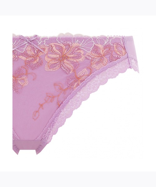 Triumph(トリンプ)の「天使のブラ スリムライン554 レギュラーショーツ TR554 Hikini(ショーツ・レディース・ライトイエロー/パープル・L/M)」の3枚目の写真