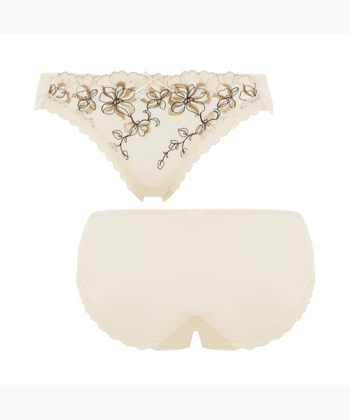 Triumph(トリンプ)の「天使のブラ スリムライン554 レギュラーショーツ TR554 Hikini(ショーツ・レディース・ライトイエロー/パープル・L/M)」の5枚目の写真