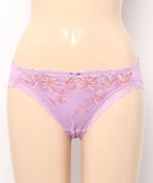 Triumph(トリンプ)の「天使のブラ スリムライン554 レギュラーショーツ TR554 Hikini(ショーツ・レディース・ライトイエロー/パープル・L/M)」の9枚目の写真