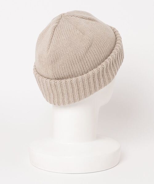 crepuscule(クレプスキュール)の「crepuscule Knit Cap 2203-014(ニットキャップ/ビーニー・メンズ・ベージュ/ブラック/ホワイト/ブルー/ブラウン/オレンジ・FREE)」の13枚目の写真