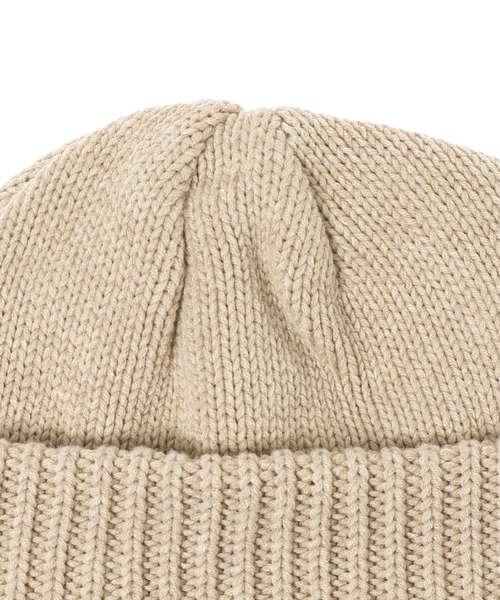 crepuscule(クレプスキュール)の「crepuscule Knit Cap 2203-014(ニットキャップ/ビーニー・メンズ・ベージュ/ブラック/ホワイト/ブルー/ブラウン/オレンジ・FREE)」の8枚目の写真