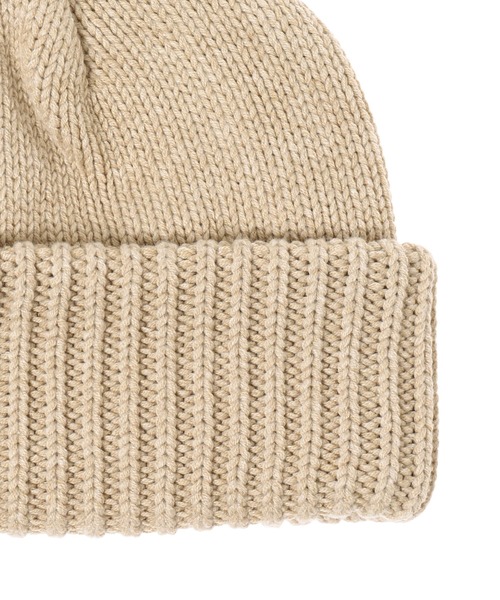 crepuscule(クレプスキュール)の「crepuscule Knit Cap 2203-014(ニットキャップ/ビーニー・メンズ・ベージュ/ブラック/ホワイト/ブルー/ブラウン/オレンジ・FREE)」の11枚目の写真