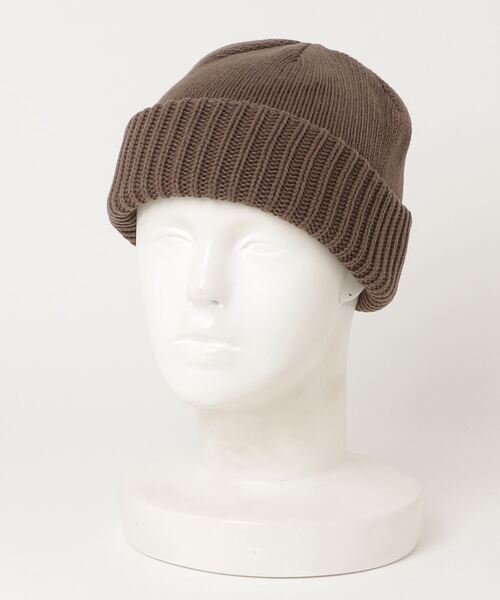 crepuscule(クレプスキュール)の「crepuscule Knit Cap 2203-014(ニットキャップ/ビーニー・メンズ・ベージュ/ブラック/ホワイト/ブルー/ブラウン/オレンジ・FREE)」の14枚目の写真