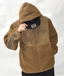 DOUBLE STEAL | DS Logo Sheep Boa parker(その他アウター)