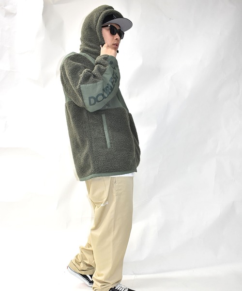 DOUBLE STEAL(ダブルスティール)の「DS Logo Sheep Boa parker(その他アウター・メンズ・ブラック/グリーン/ブラウン・MEDIUM/LARGE/X-LARGE)」の9枚目の写真