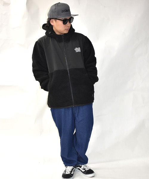 DOUBLE STEAL(ダブルスティール)の「DS Logo Sheep Boa parker(その他アウター・メンズ・ブラック/グリーン/ブラウン・MEDIUM/LARGE/X-LARGE)」の10枚目の写真