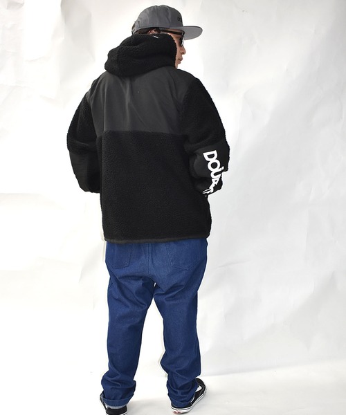 DOUBLE STEAL(ダブルスティール)の「DS Logo Sheep Boa parker(その他アウター・メンズ・ブラック/グリーン/ブラウン・MEDIUM/LARGE/X-LARGE)」の13枚目の写真