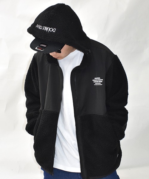 DOUBLE STEAL(ダブルスティール)の「DS Logo Sheep Boa parker(その他アウター・メンズ・ブラック/グリーン/ブラウン・MEDIUM/LARGE/X-LARGE)」の15枚目の写真