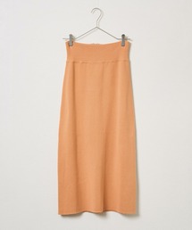 ミラノリブハイウエストロングスカート