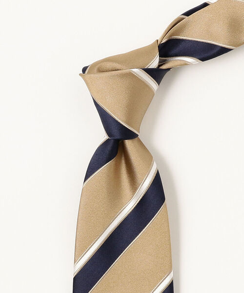 Holliday & Brown ストライプ ネクタイ セール】Holliday & Brown / シルク ジオメトリック柄 ネクタイ