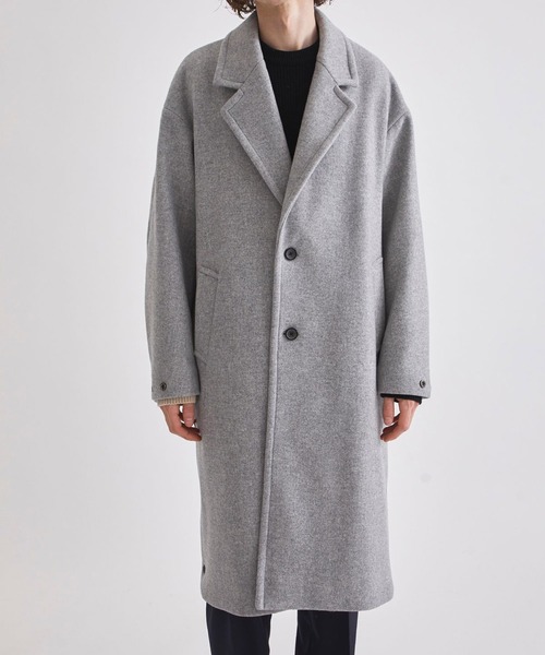 リラックスウールコート（ステンカラーコート）｜UNITED TOKYO