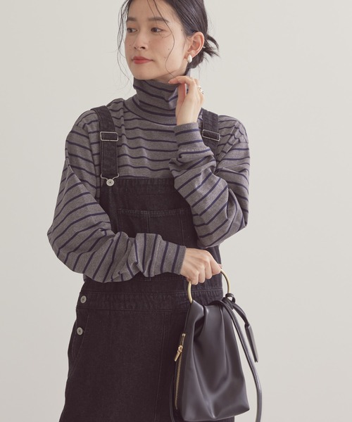 AMERICAN HOLIC（アメリカンホリック）の「タートルボーダーカットプルオーバー2（Tシャツ/カットソー・レディース・ブルー系その他2/グレー系その他2・L/M）」の2枚目の写真