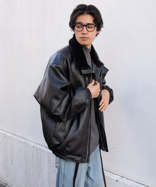 V2(ブイツー)の「【UNISEX】V2/70103レザームスタン 2183338(ライダースジャケット・メンズ・ブラック・MEDIUM/LARGE)」の7枚目の写真