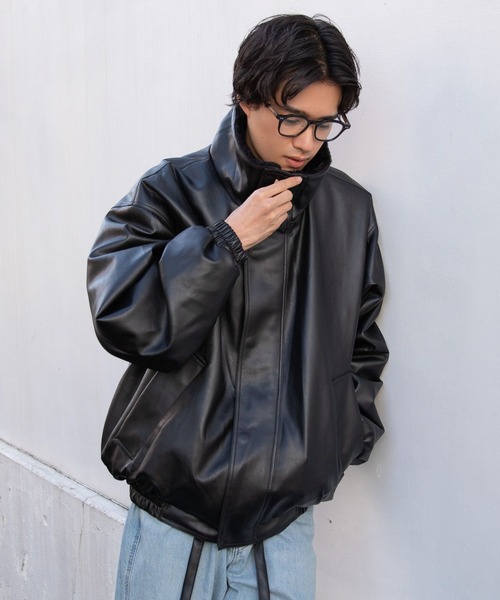 V2(ブイツー)の「【UNISEX】V2/70103レザームスタン 2183338(ライダースジャケット・メンズ・ブラック・MEDIUM/LARGE)」の8枚目の写真