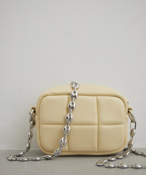 ADD CULUMN（アドカラム）の「【WEB限定】【ADD CULUMN】PUFF-CROSSBODY CS（ショルダーバッグ・レディース・ホワイト/クリーム/ブルー/ブラック・FREE）」の4枚目の写真