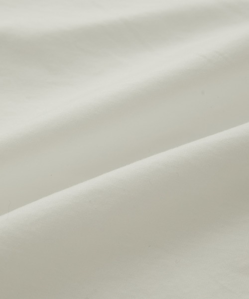 ADAM ET ROPE'（アダムエロペ）の「オーバーサイズ ステイカラー シャツ/黄ばみ軽減（シャツ/ブラウス・メンズ・ホワイト/キナリ/ブルー系その他5・S/M/L）」の10枚目の写真