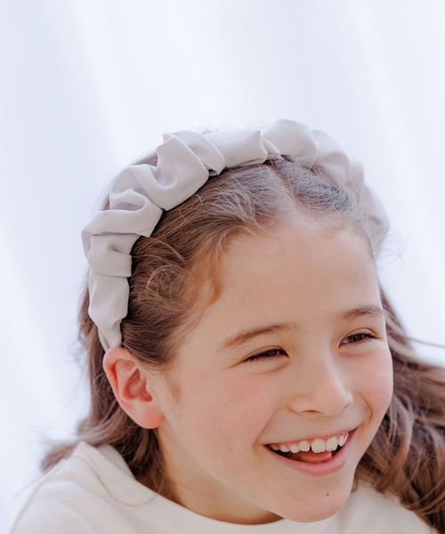 GLOBAL WORK（グローバルワーク）の「シャーリングカチューシャ/185893（カチューシャ・キッズ・ブラック/オフホワイト・FREE）」の3枚目の写真