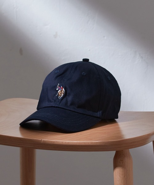 U.S. POLO ASSN.（ユーエスポロアッスン）の「【KIDS】【U.S. POLO ASSN/ユーエスポロアッスン】ワンポイント刺繍ツイルキャップ2（キャップ・キッズ・ネイビー/ベージュ/オフホワイト・ONE SIZE）」の3枚目の写真