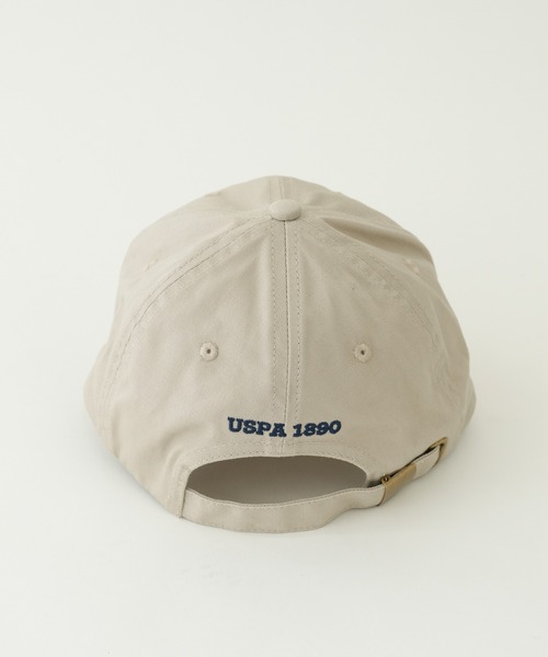 U.S. POLO ASSN.（ユーエスポロアッスン）の「【KIDS】【U.S. POLO ASSN/ユーエスポロアッスン】ワンポイント刺繍ツイルキャップ2（キャップ・キッズ・ネイビー/ベージュ/オフホワイト・ONE SIZE）」の12枚目の写真