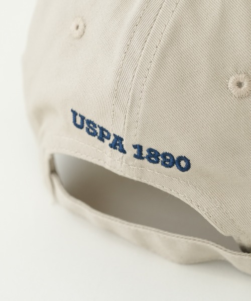 U.S. POLO ASSN.（ユーエスポロアッスン）の「【KIDS】【U.S. POLO ASSN/ユーエスポロアッスン】ワンポイント刺繍ツイルキャップ2（キャップ・キッズ・ネイビー/ベージュ/オフホワイト・ONE SIZE）」の14枚目の写真