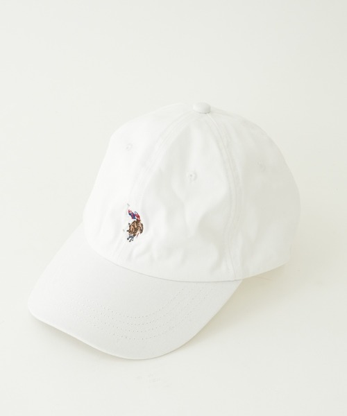 U.S. POLO ASSN.（ユーエスポロアッスン）の「【KIDS】【U.S. POLO ASSN/ユーエスポロアッスン】ワンポイント刺繍ツイルキャップ2（キャップ・キッズ・ネイビー/ベージュ/オフホワイト・ONE SIZE）」の5枚目の写真