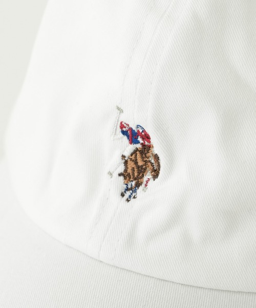 U.S. POLO ASSN.（ユーエスポロアッスン）の「【KIDS】【U.S. POLO ASSN/ユーエスポロアッスン】ワンポイント刺繍ツイルキャップ2（キャップ・キッズ・ネイビー/ベージュ/オフホワイト・ONE SIZE）」の6枚目の写真