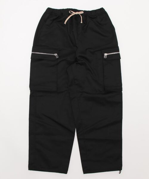 WHITELAND(ホワイトランド)の「WHITELAND/ホワイトランド/PLWL WIDE ZIP CARGO PANTS(カーゴパンツ・メンズ・カーキ/ブラック・F)」の1枚目の写真