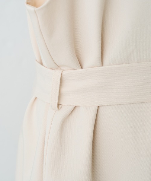 one after another NICE CLAUP（ワンアフターアナザーナイスクラップ）の「NCロゴブローチ付きベスト（ベスト・レディース・ブラック/ホワイト系その他/アイボリー・FREE）」の12枚目の写真