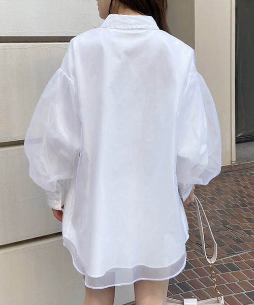 one after another NICE CLAUP（ワンアフターアナザーナイスクラップ）の「NCロゴブローチ付きベスト（ベスト・レディース・ブラック/ホワイト系その他/アイボリー・FREE）」の10枚目の写真