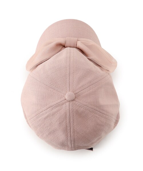 SHOO・LA・RUE(シューラルー)の「◆フロントオーガンジーCAP(キャップ・キッズ・ピンク系/グレー・99)」の6枚目の写真