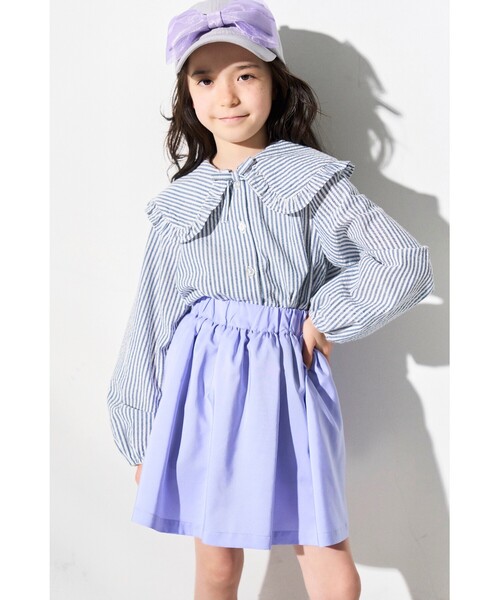 SHOO・LA・RUE(シューラルー)の「◆フロントオーガンジーCAP(キャップ・キッズ・ピンク系/グレー・99)」の10枚目の写真