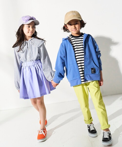 SHOO・LA・RUE(シューラルー)の「◆フロントオーガンジーCAP(キャップ・キッズ・ピンク系/グレー・99)」の11枚目の写真