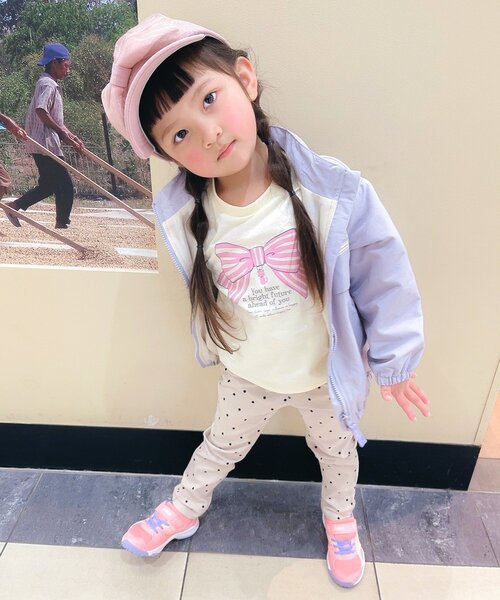 SHOO・LA・RUE(シューラルー)の「◆フロントオーガンジーCAP(キャップ・キッズ・ピンク系/グレー・99)」の15枚目の写真