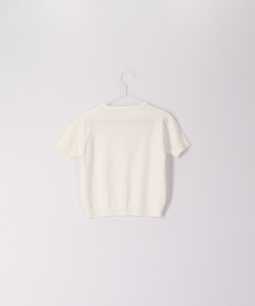 ROPE' PICNIC（ロペピクニック）の「半袖ベーシックカーディガン（カーディガン/ボレロ・キッズ・オフホワイト/ネイビー/ラベンダー・110/120/130/140/150）」の12枚目の写真