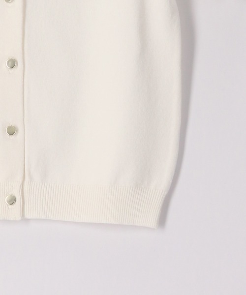 ROPE' PICNIC（ロペピクニック）の「半袖ベーシックカーディガン（カーディガン/ボレロ・キッズ・オフホワイト/ネイビー/ラベンダー・110/120/130/140/150）」の7枚目の写真