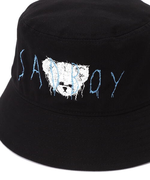 AZS TOKYO（アザストーキョー）の「AZS TOKYO/アザストウキョウ/"SAD BOY" BUCKET（ハット・メンズ・ブラック・F）」の6枚目の写真