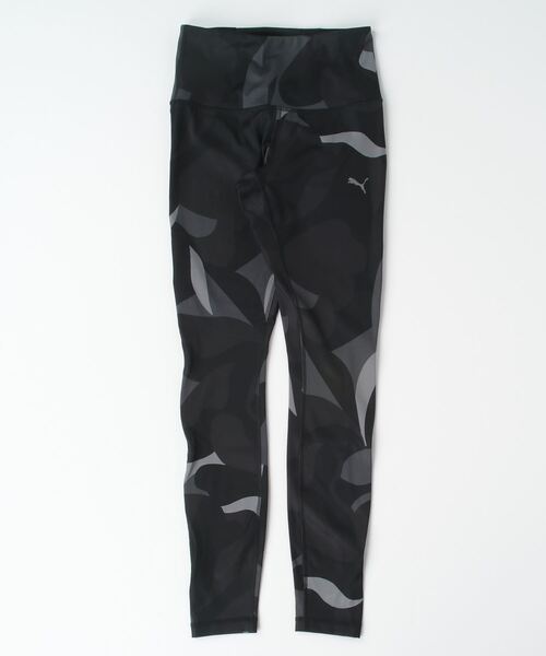 PUMA（プーマ）の「プーマ PUMA STUDIO AOP タイツ（タイツ/ストッキング・レディース・ブラック/サックスブルー/ブラック×グレー/ベージュ・M/S/L）」の3枚目の写真