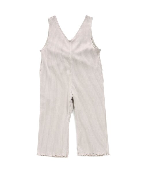BREEZE（ブリーズ）の「リブオールインワン（つなぎ/オールインワン・キッズ・ピンク/チャコール/ベージュ・100/120/110/140/80/130/90）」の3枚目の写真