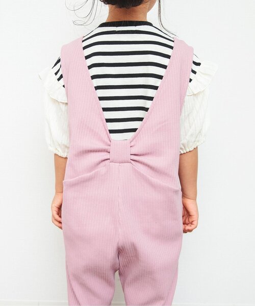 BREEZE（ブリーズ）の「リブオールインワン（つなぎ/オールインワン・キッズ・ピンク/チャコール/ベージュ・100/120/110/140/80/130/90）」の15枚目の写真